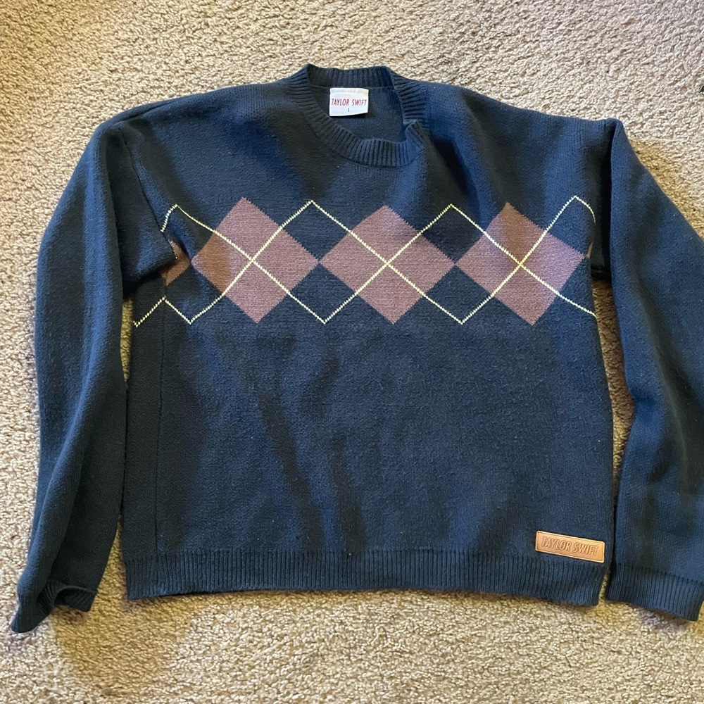 Taylor Swift Argyle Sweater
